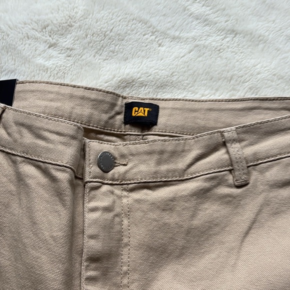 Caterpillar Women’s Stretch Canvas Work Pants Tan | Utility | Straight Leg | - Picture 2 of 6